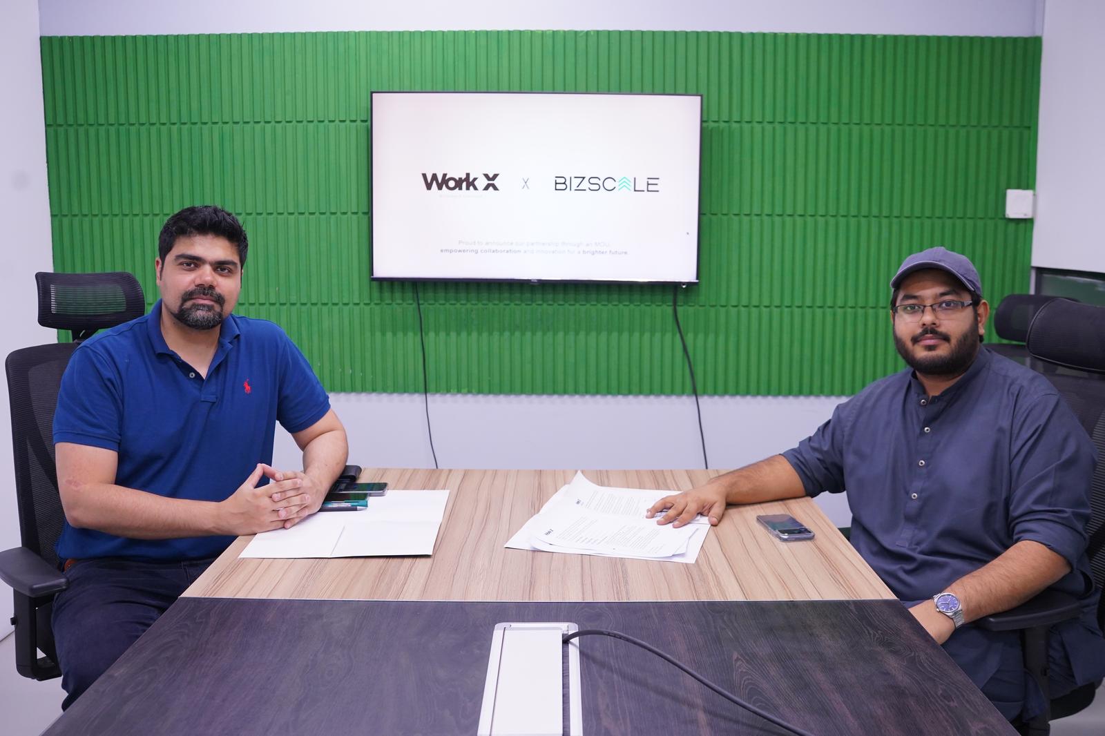 Community floor and collaboration space at WorkX Lahore