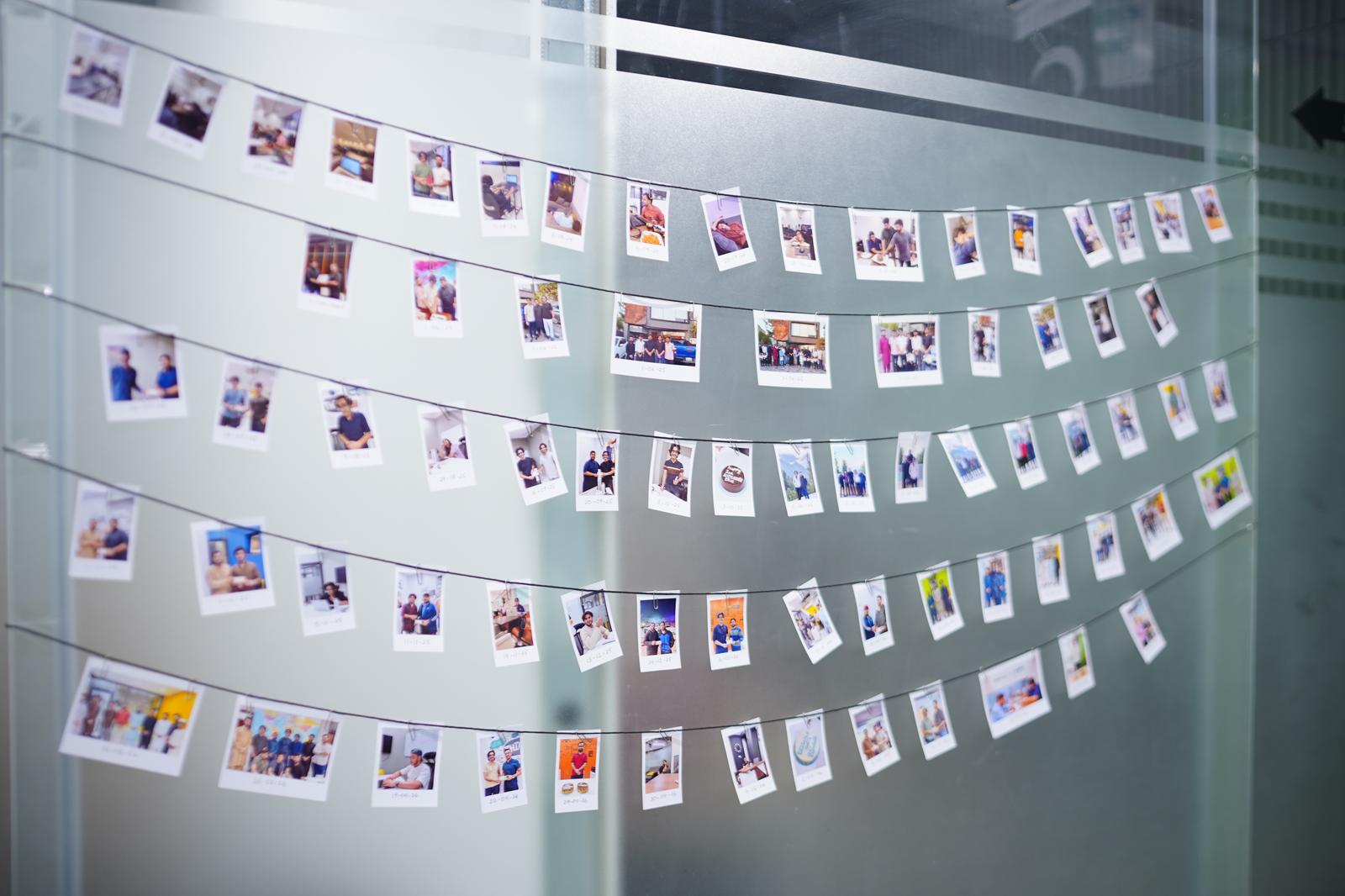The WorkX community wall connecting members and founders